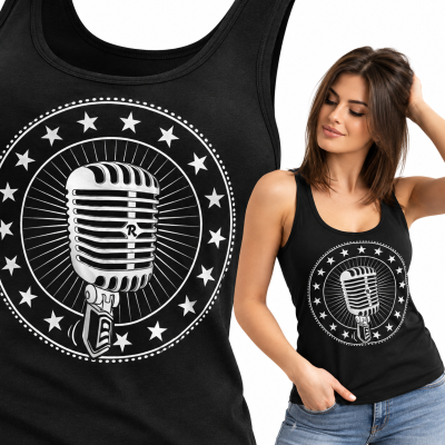 TANK TOP DAMSKI HORROR  50S DOO WOP SOCK